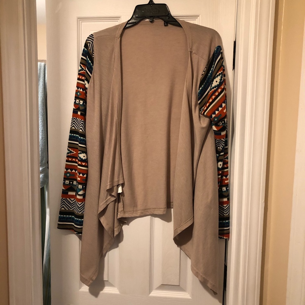 Aztecs beige cardigan